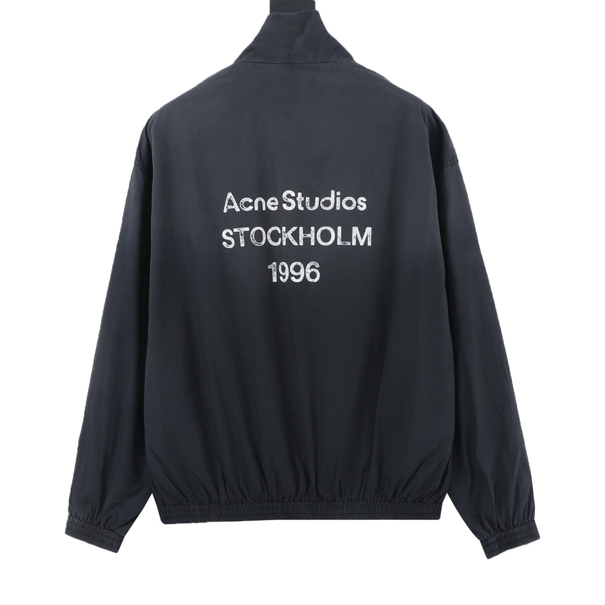 Acne Studios Women's Men's Black Stand-Collar Zip-Up Jacket