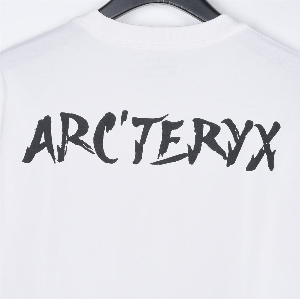 Arc'teryx Graffiti Lettering Short-Sleeve T-Shirt in White