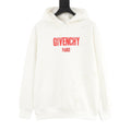 Givenchy Distressed Small Letter Print Hoodie