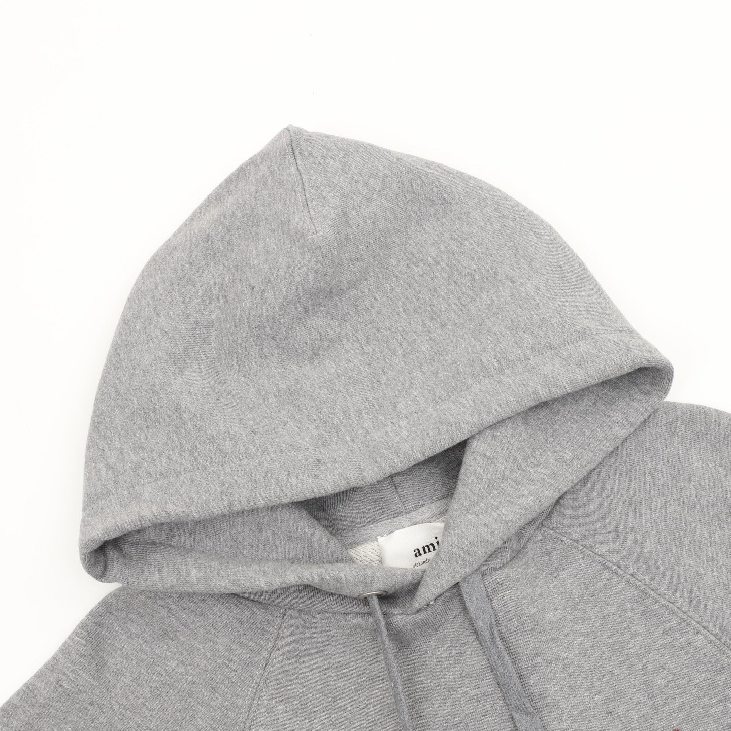 AMI Paris Ami de Cœur Zip-Up Hoodie — Black, Heart Logo