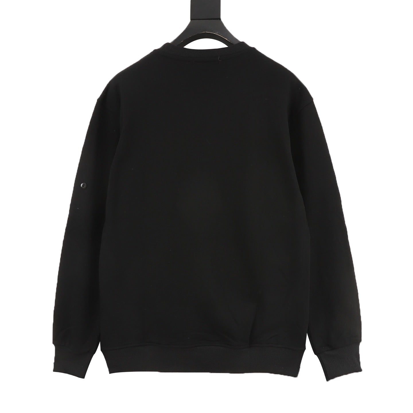 Stone Island Sleeve Badge Crewneck Sweatshirt | White Minimalist Luxury Streetwear