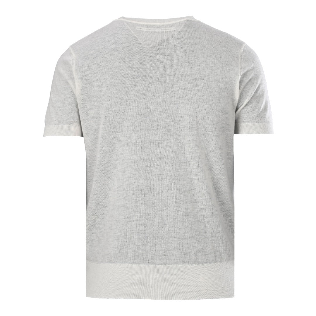Zegna Fine-Knit Short-Sleeve T-Shirt in Light Grey