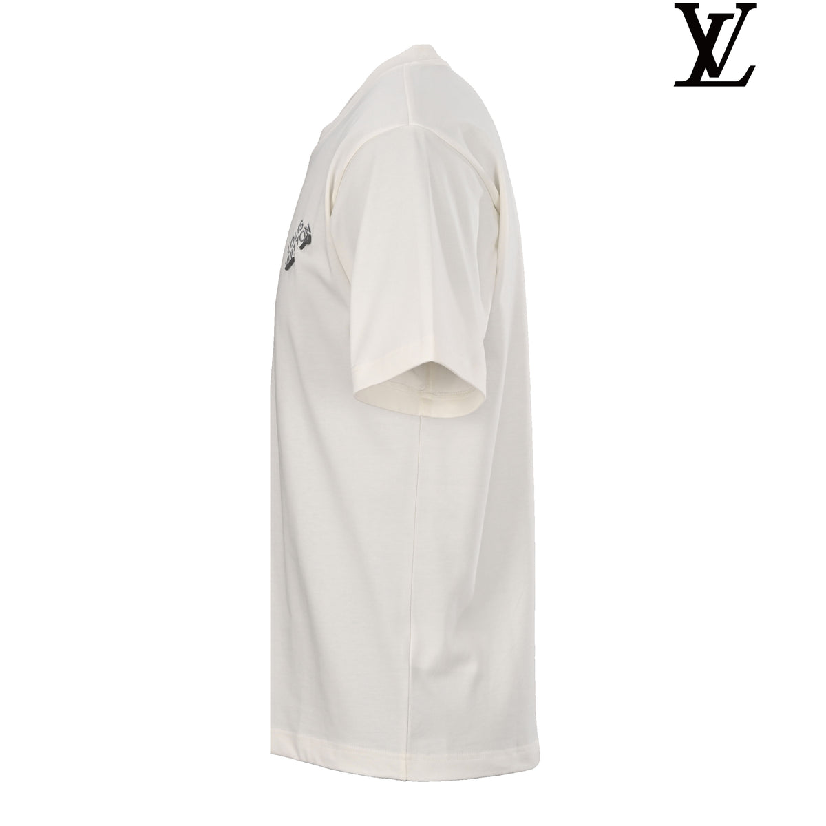 Louis Vuitton Men's Off-White Logo Short Sleeve T-Shirt