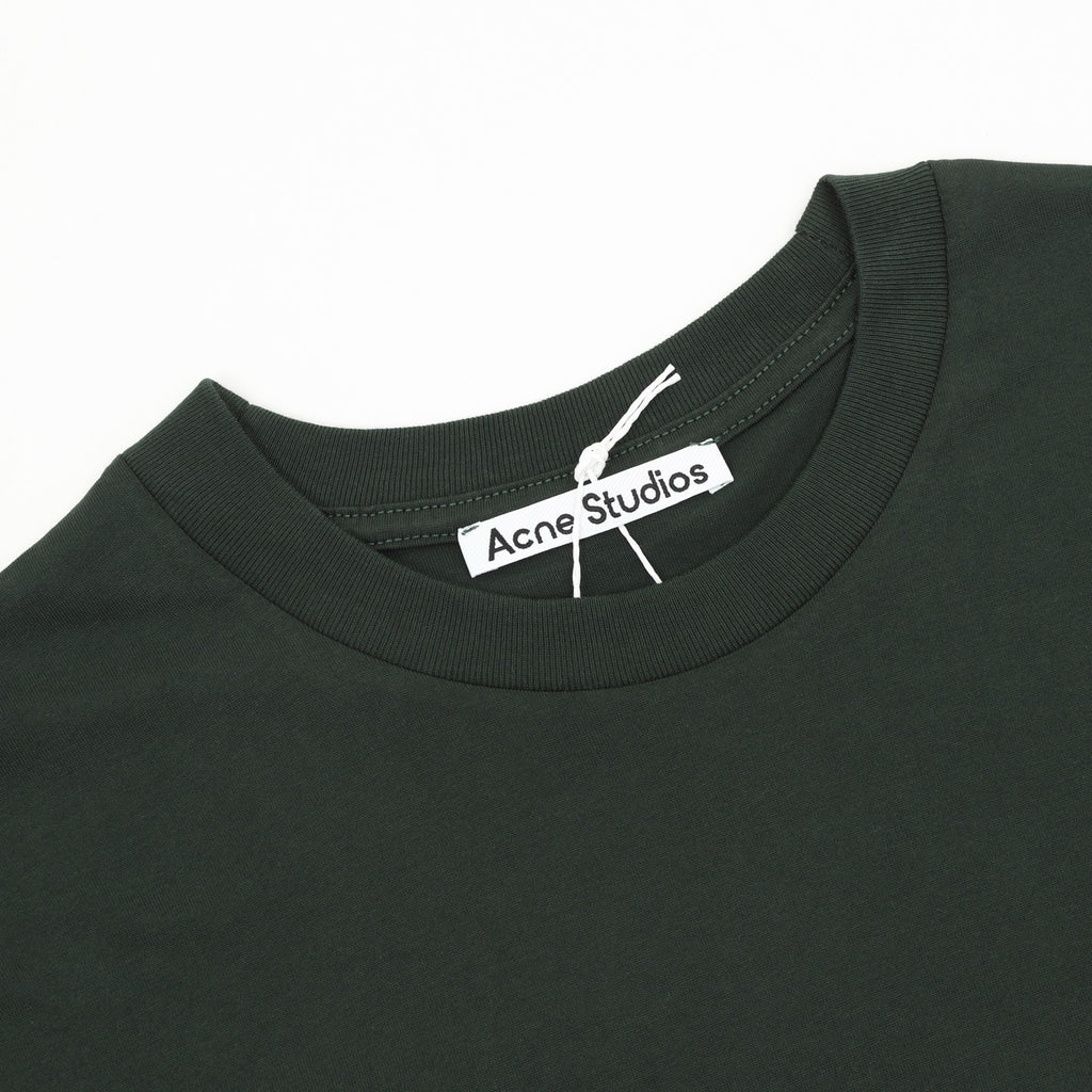 Acne Studios Women's Men's Dark Green Script Logo Long-Sleeve T-Shirt