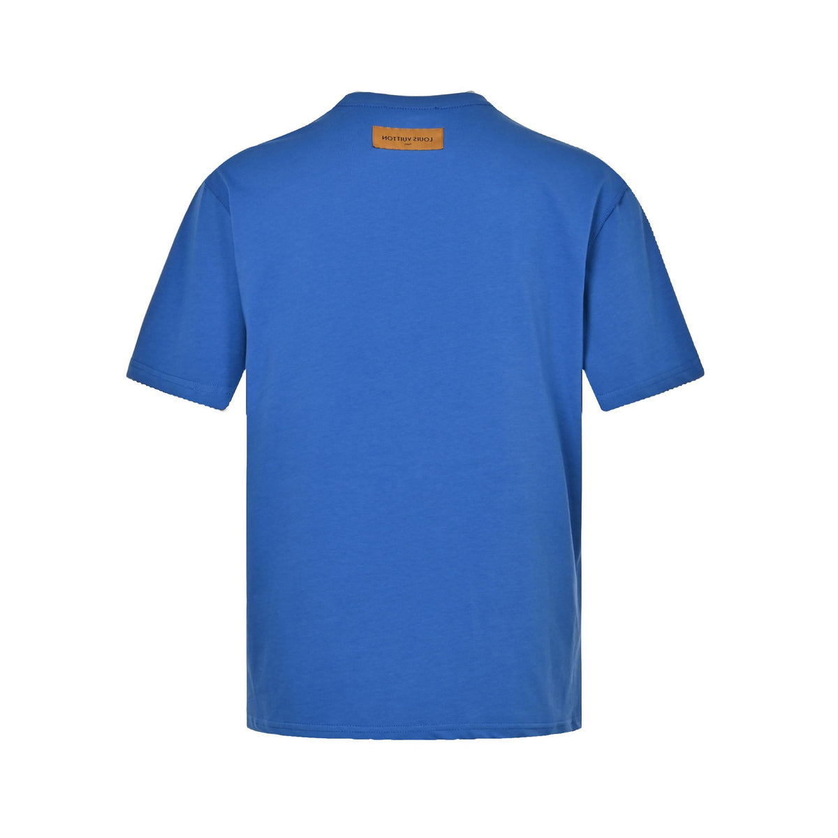 Louis Vuitton Embossed LV Logo Short-Sleeve T-Shirt in Blue