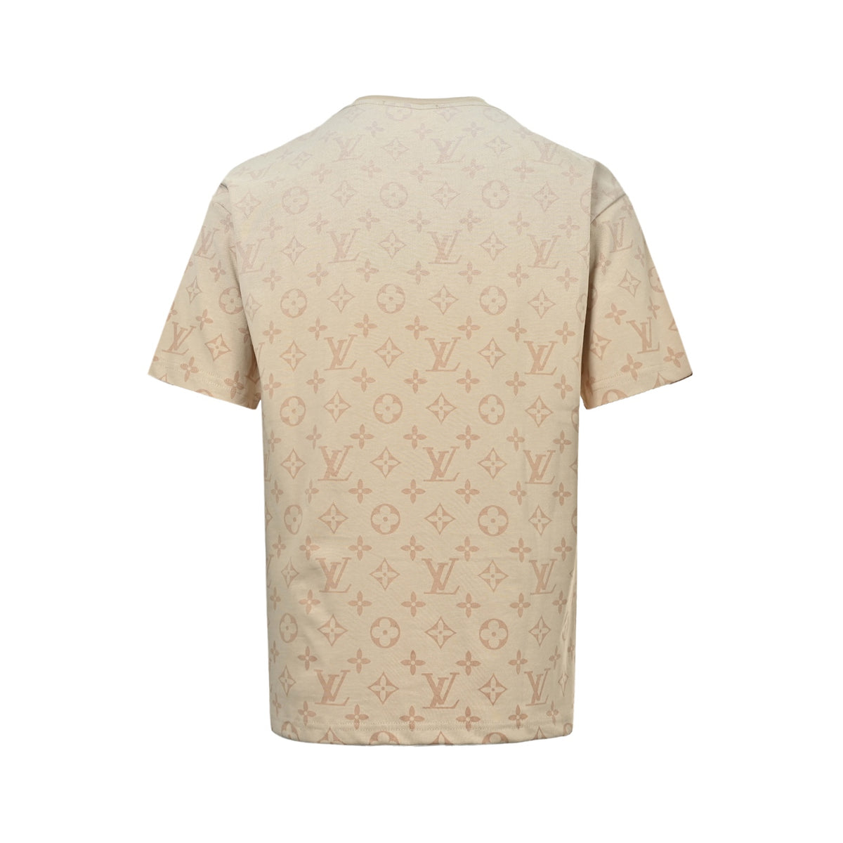 Louis Vuitton All-Over Monogram Short-Sleeve T-Shirt in Beige