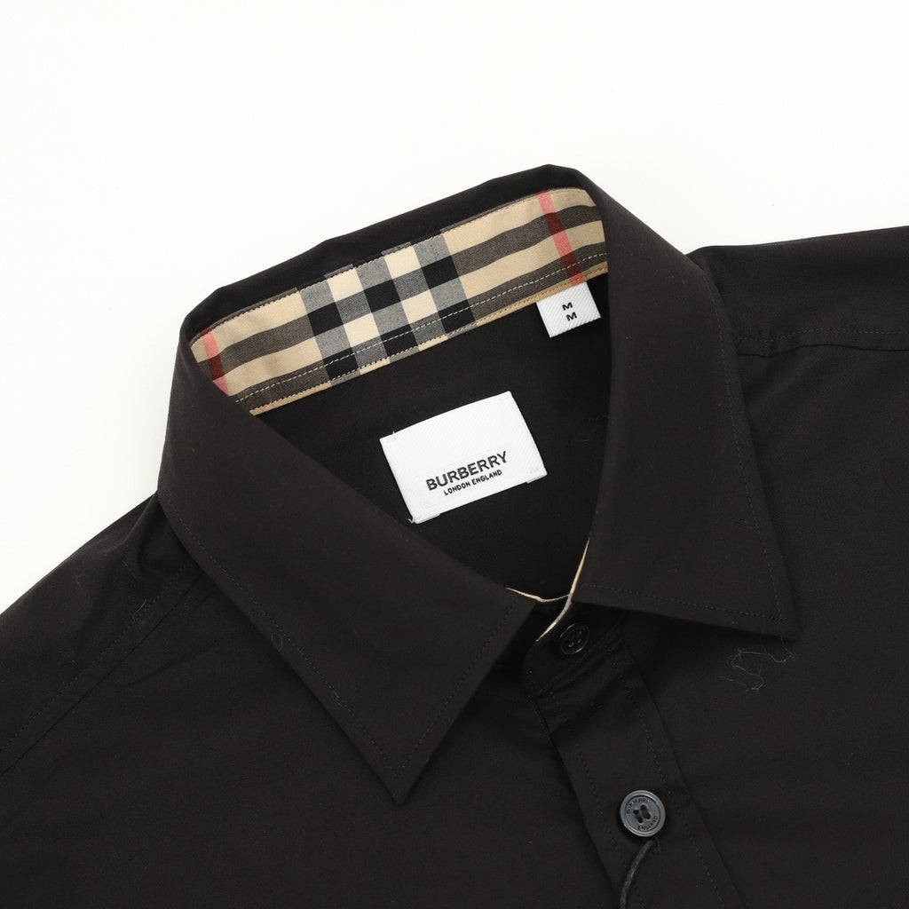 Burberry Equestrian Knight Tonal Embroidered Long-Sleeve Shirt