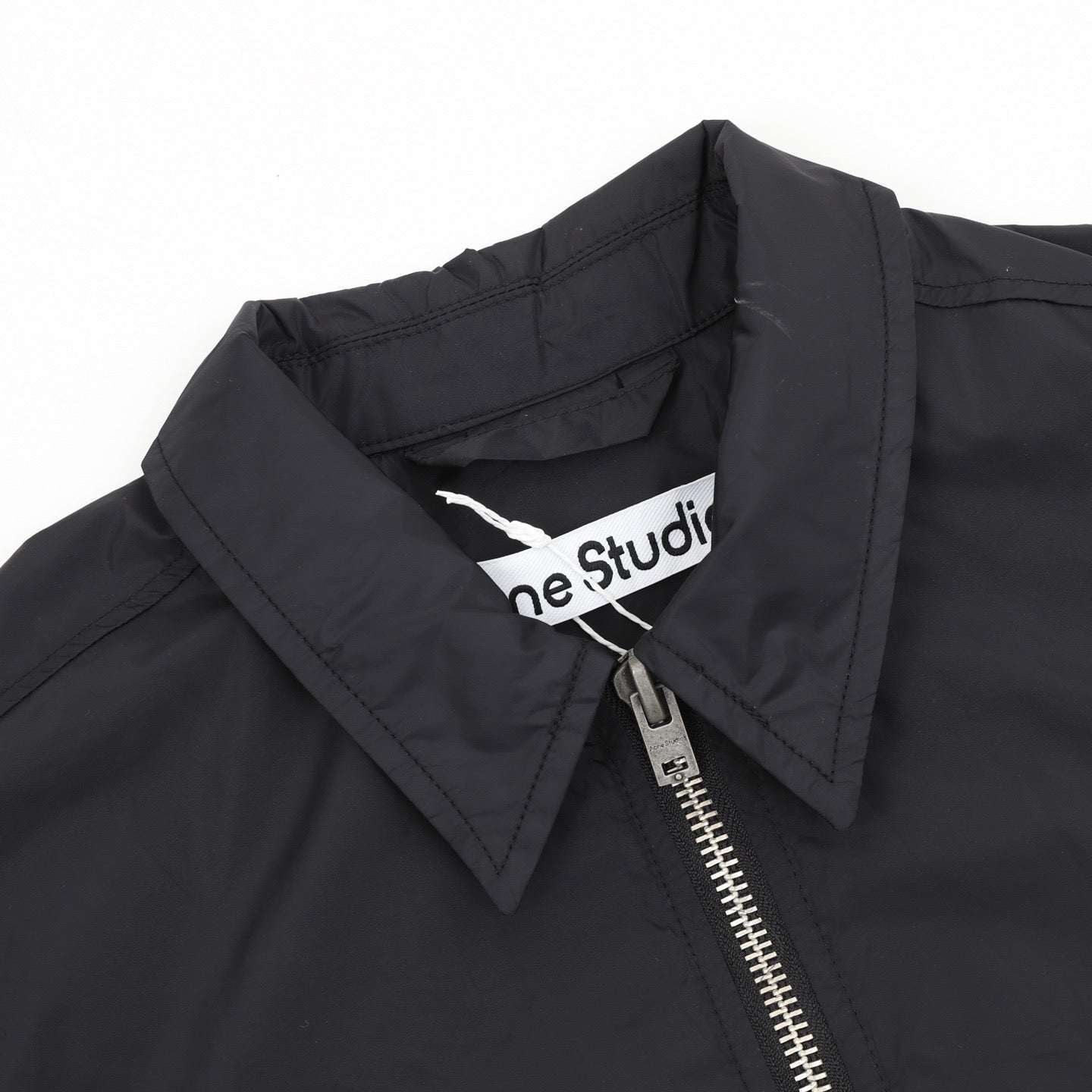 Acne Studios Printed Back Zip-Up Nylon Jacket | Lightweight Windproof Streetwear