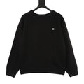 Celine Women's Men's Black Triomphe Logo Crewneck Sweater
