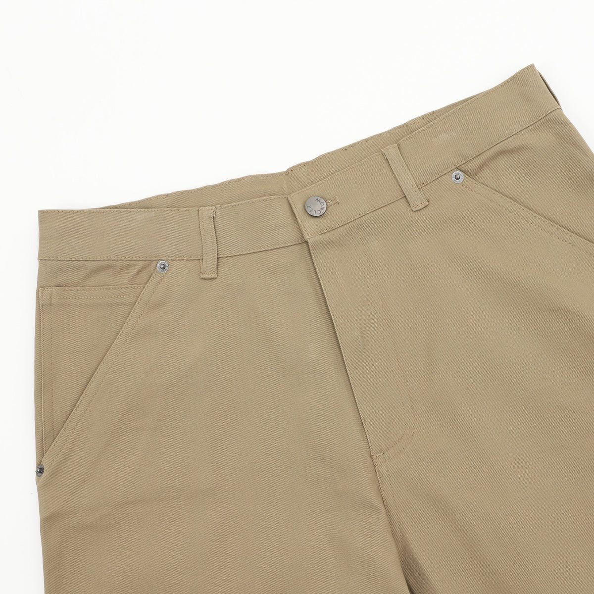 Moncler Women's Men's Beige Straight-Leg Pants