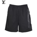 Louis Vuitton Men's Black Elastic Waist Shorts