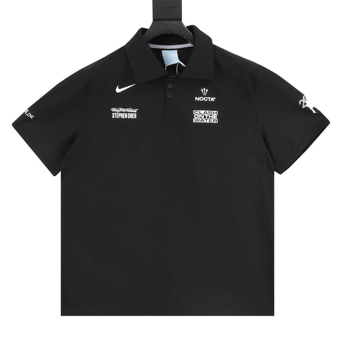 Nike NOCTA Men's Black Multi-Logo Polo Shirt