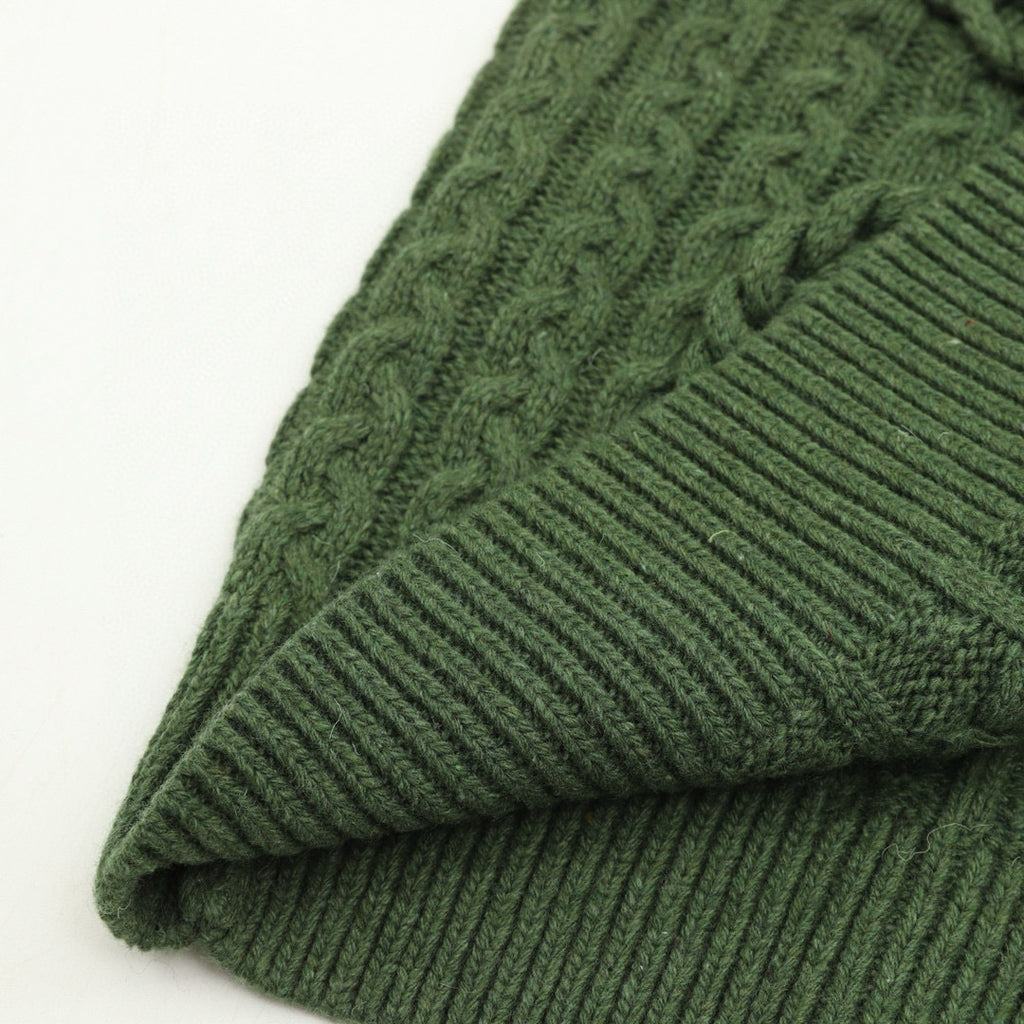 Loewe Oversized Anagram Cable Knit Crew Neck Sweater