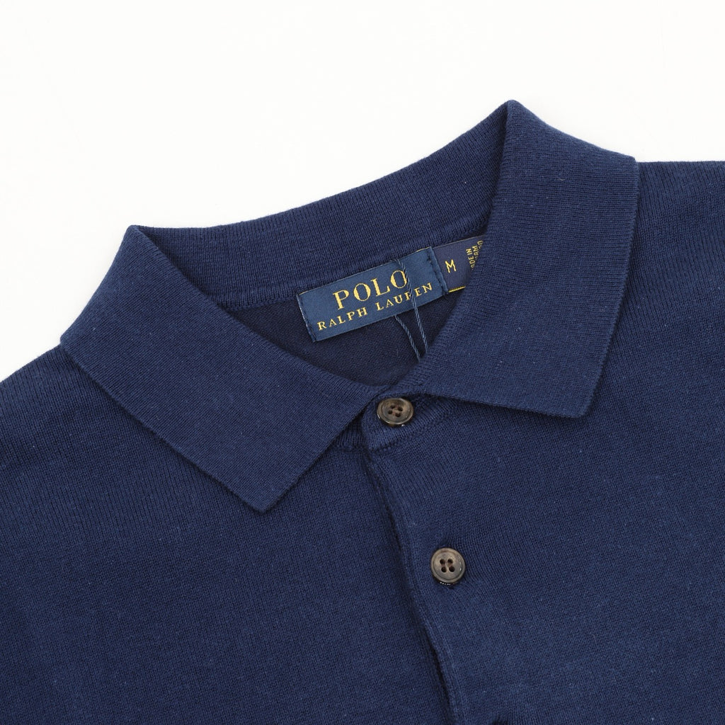 Polo Ralph Lauren Women's & Men's Navy Pony Logo Long-Sleeve Knit Polo