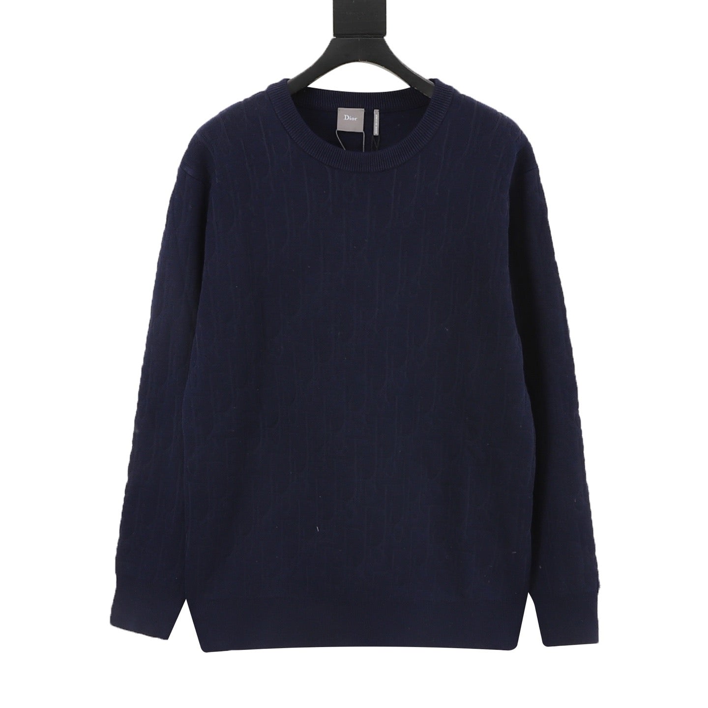 Dior CD Jacquard Crew Neck Knit Sweater