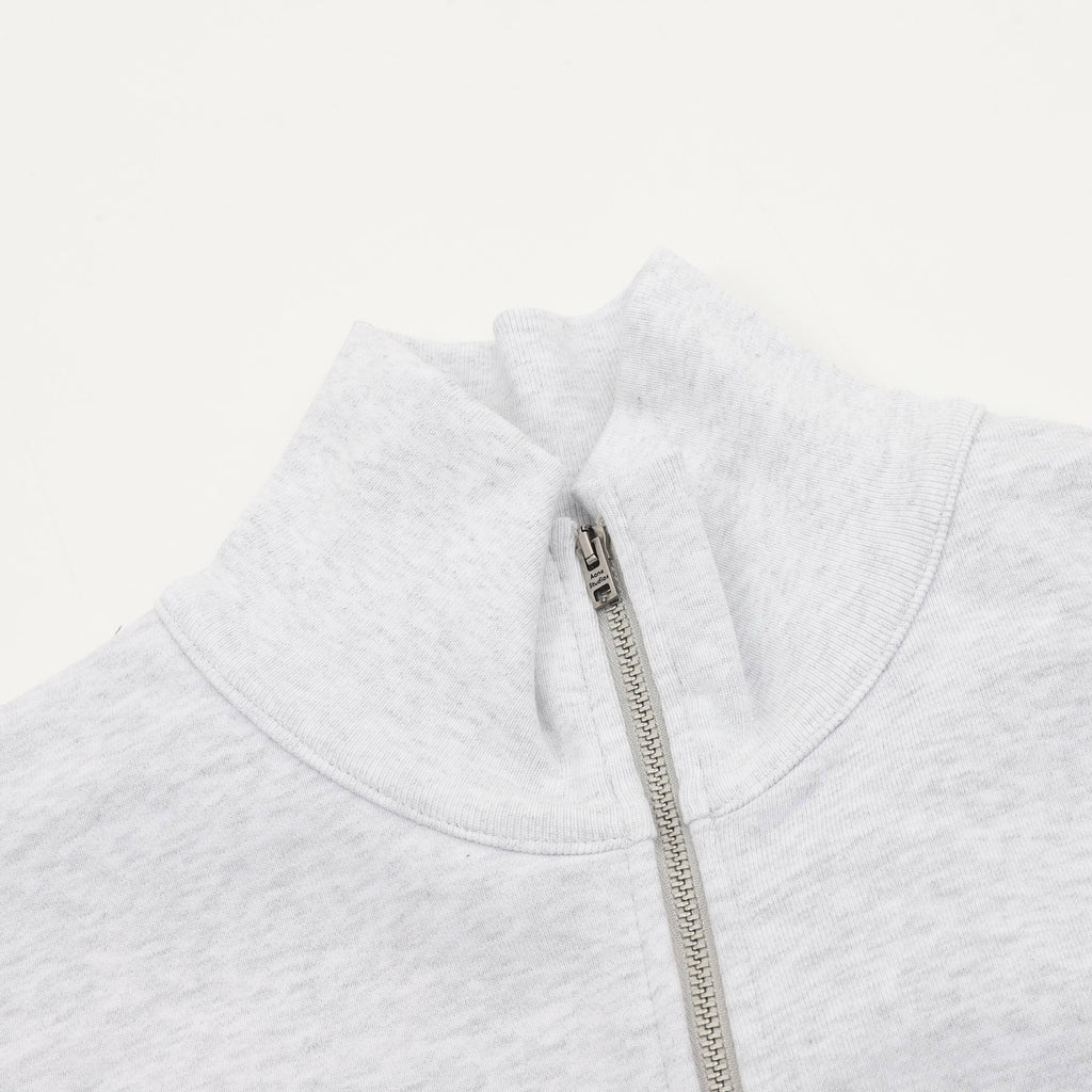 Acne Studios Tonal Script Embroidery Zip Jacket — Black