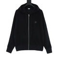 Loewe 25FW Anagram Zip-Up Hooded Cardigan