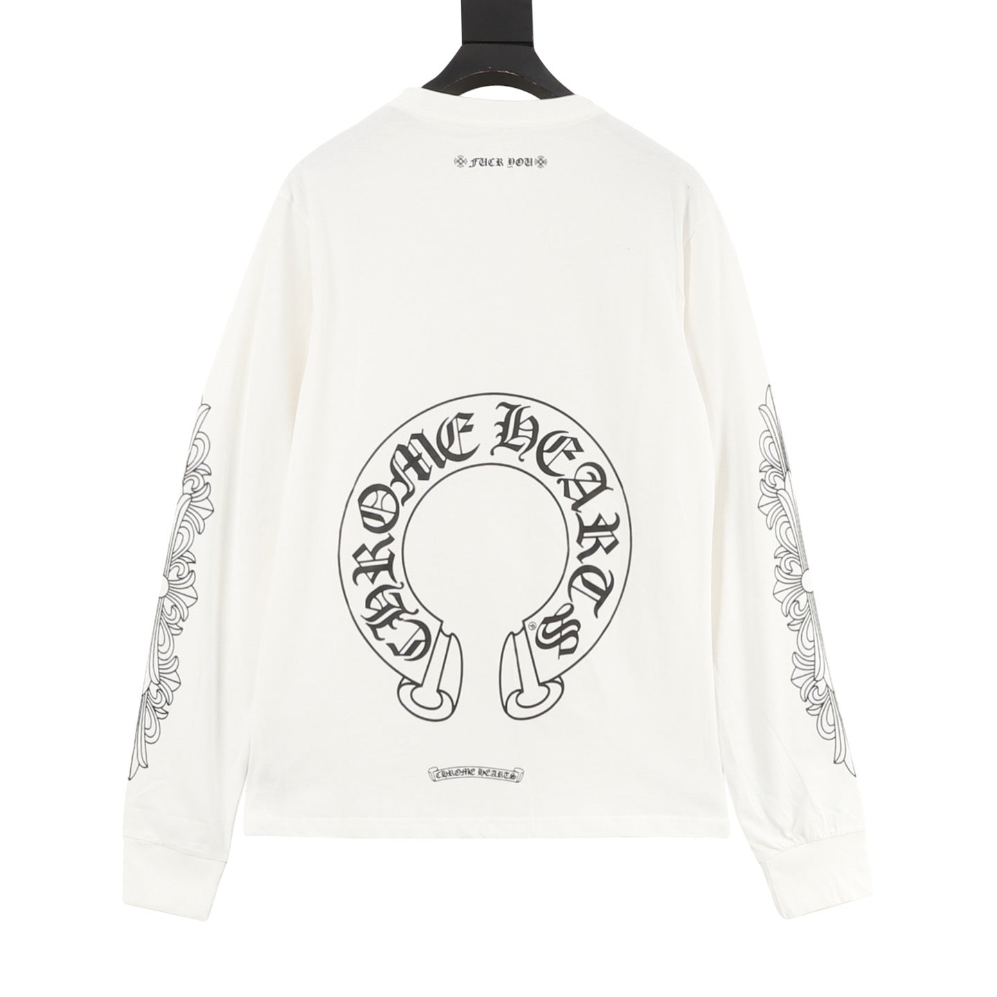 Chrome Hearts 25FW Hollow Horseshoe Long-Sleeve T-Shirt