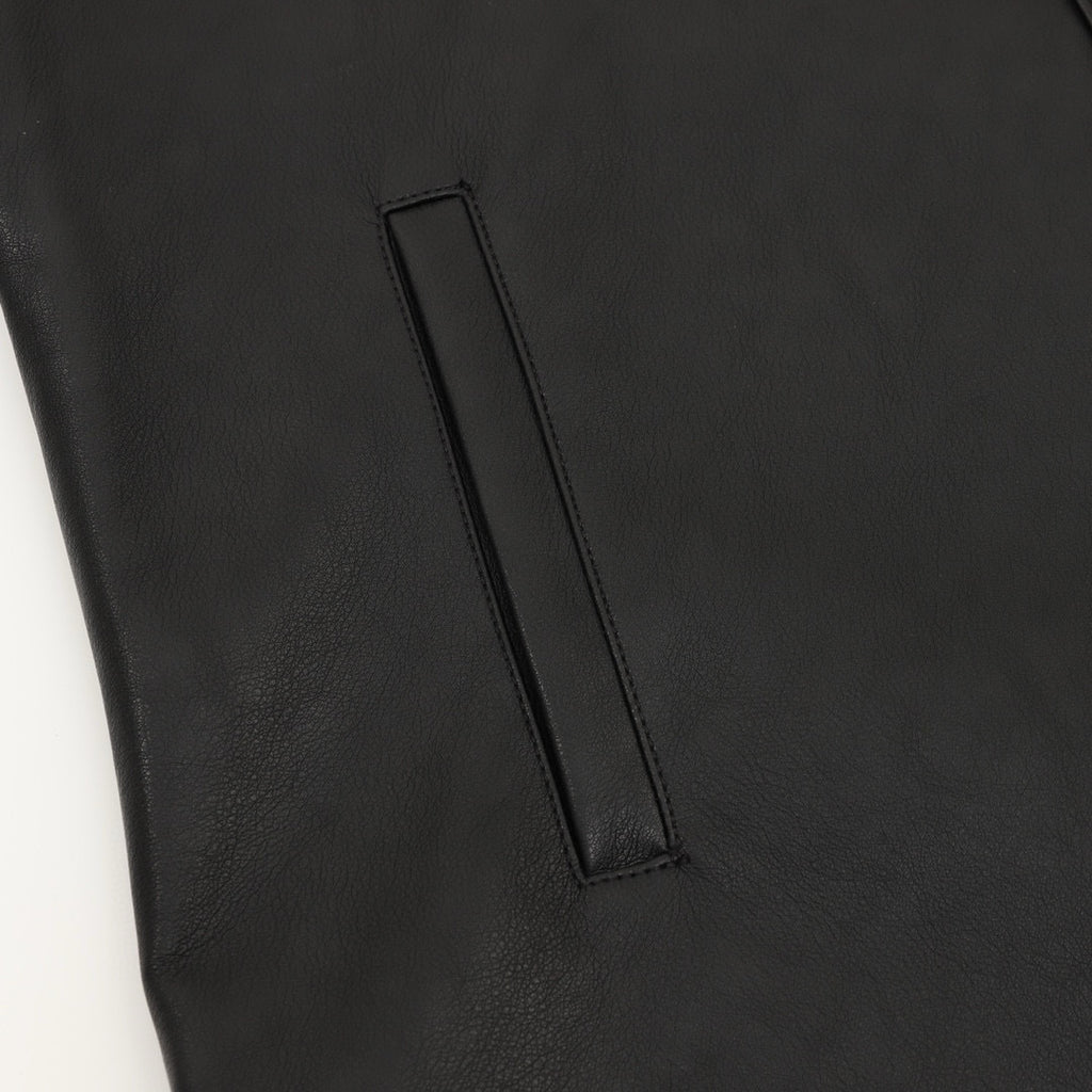 Loewe Anagram Patch Pocket Leather Overshirt Jacket