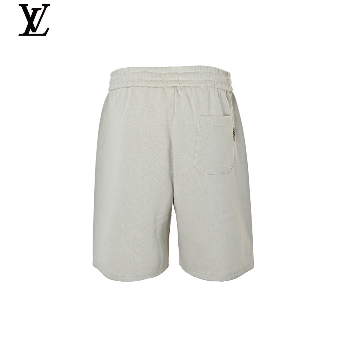 Burberry Men's Light Grey Equestrian Logo Sweat Shorts