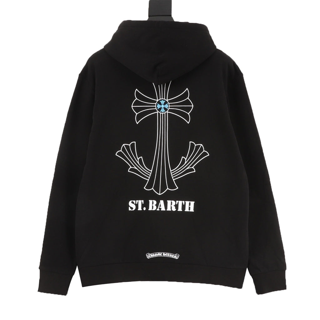 Chrome Hearts Back Cross Print Hoodie