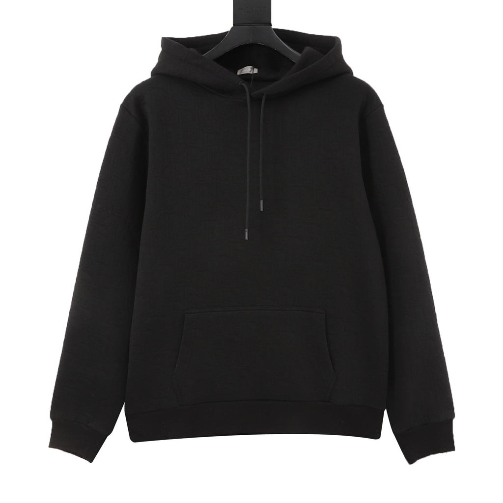 Dior Women's Men's Black Oblique Jacquard Hoodie