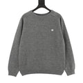 Celine Women's Men's Grey Triomphe Logo Crewneck Sweater