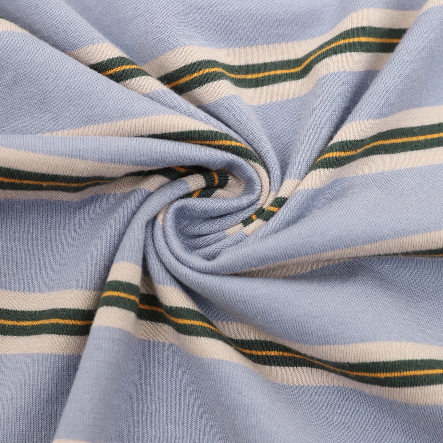 Prada Striped Long-Sleeve T-Shirt — PRD Letter Embroidery
