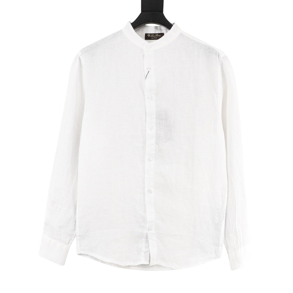 Loro Piana Crew Neck Linen Shirt