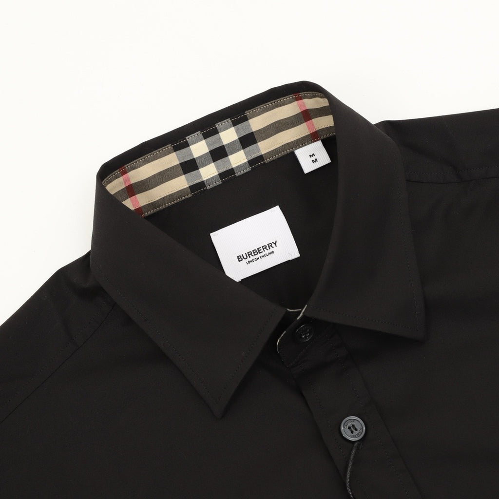 Burberry TB Monogram Tonal Embroidered Long-Sleeve Shirt