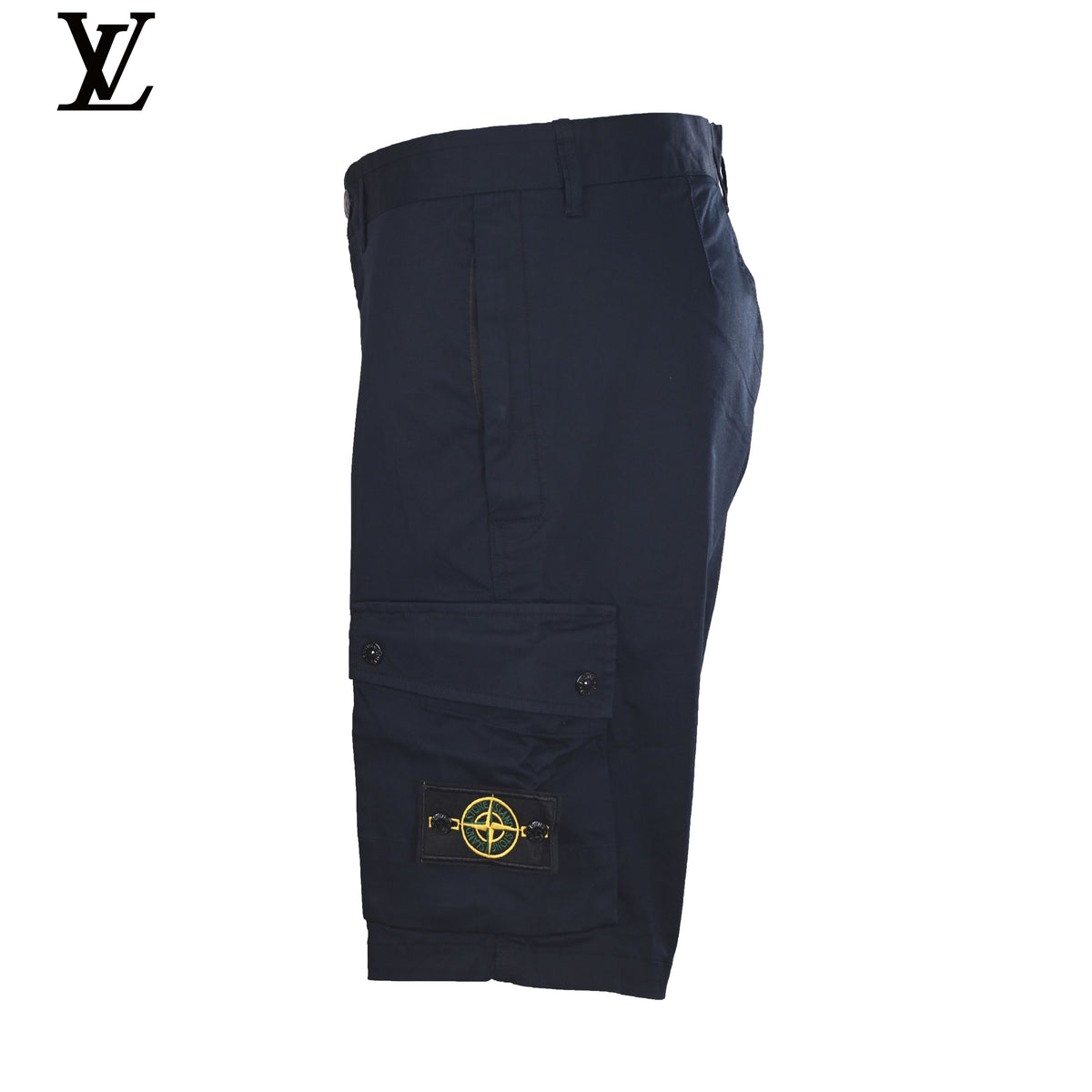 Stone Island Navy Cargo Shorts