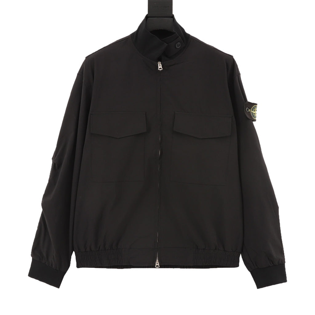 Stone Island Compass Badge Four-Pocket Blouson Overshirt Jacket