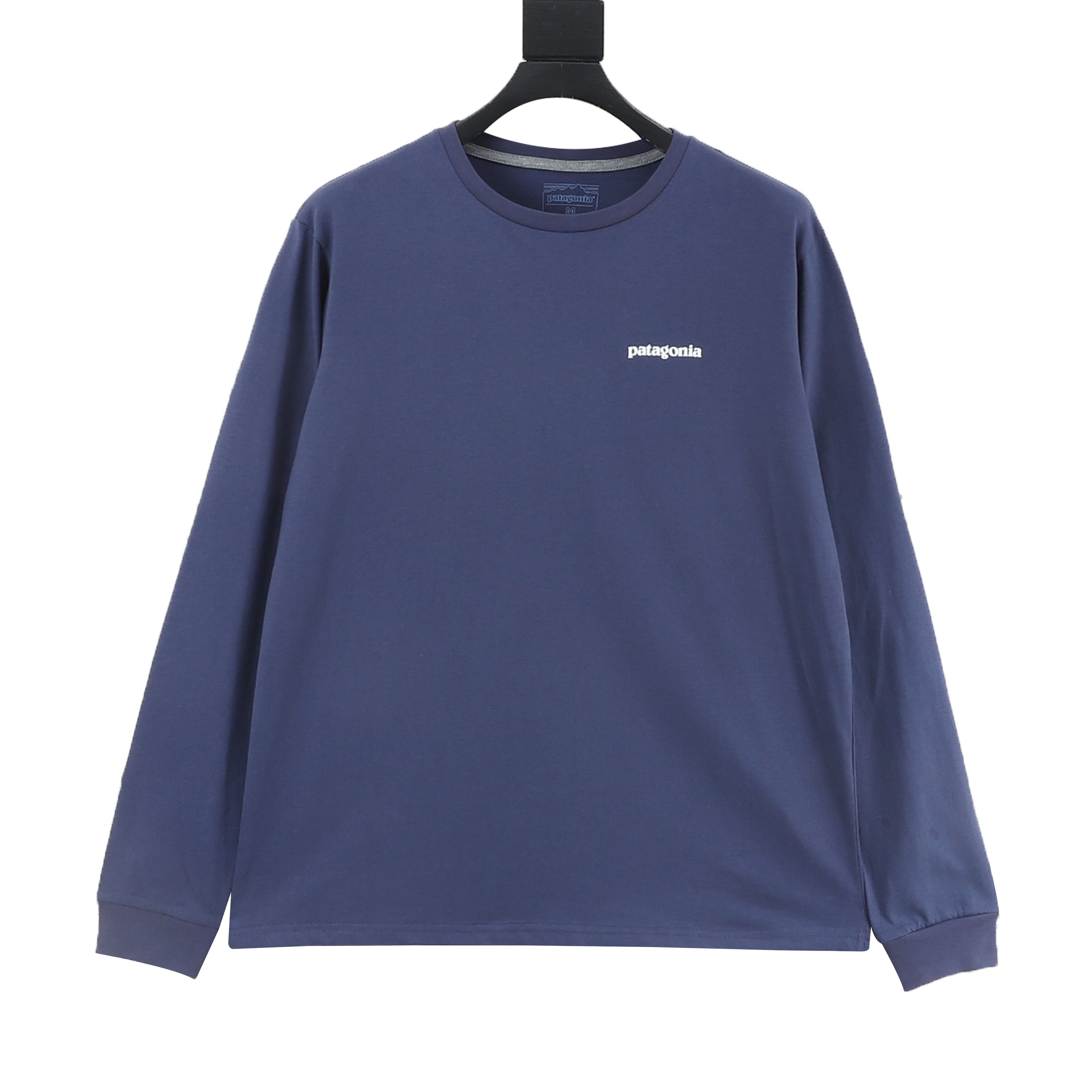 Patagonia P-6 Logo Long-Sleeve Responsibili-Tee — Black