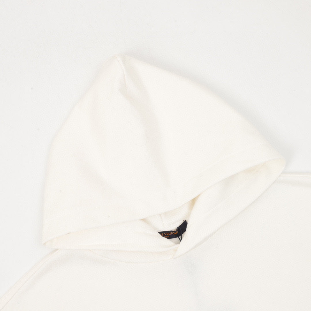 Louis Vuitton LV Tonal Embossed Logo Oversized Pullover Hoodie