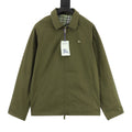 Burberry Reversible Check Hooded Jacket with Metal Logo Plaque