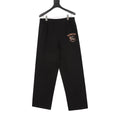 Burberry Women's Men's Black Equestrian Knight Logo Sweatpants
