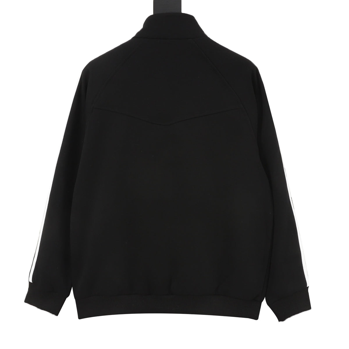 Adidas Women's & Men's Black 3-Stripes Full-Zip Track Jacket