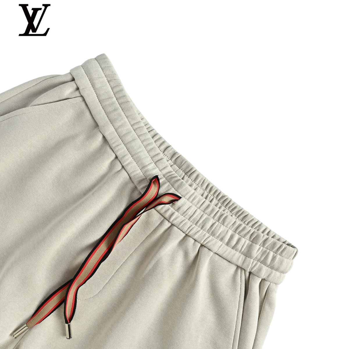 Burberry Men's Light Grey Equestrian Logo Sweat Shorts