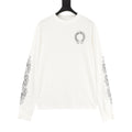 Chrome Hearts 25FW Sanskrit Scroll Print Long Sleeve T-Shirt | Black Gothic Luxury Streetwear