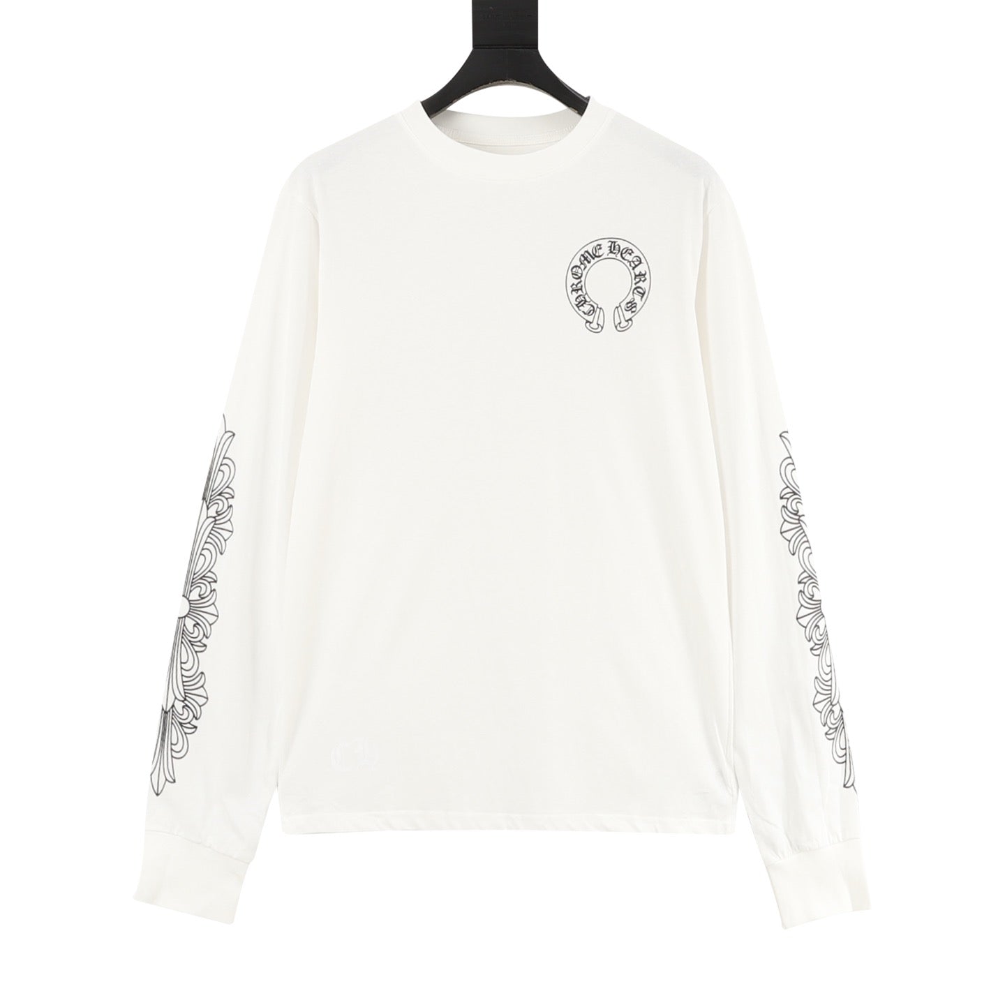 Chrome Hearts 25FW Sanskrit Scroll Print Long Sleeve T-Shirt | Black Gothic Luxury Streetwear