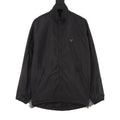 Prada Women's Men's Black Triangle Logo Stand-Collar Nylon Jacket