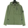 Stone Island Women's Men's Olive Green Hooded Utility Jacket