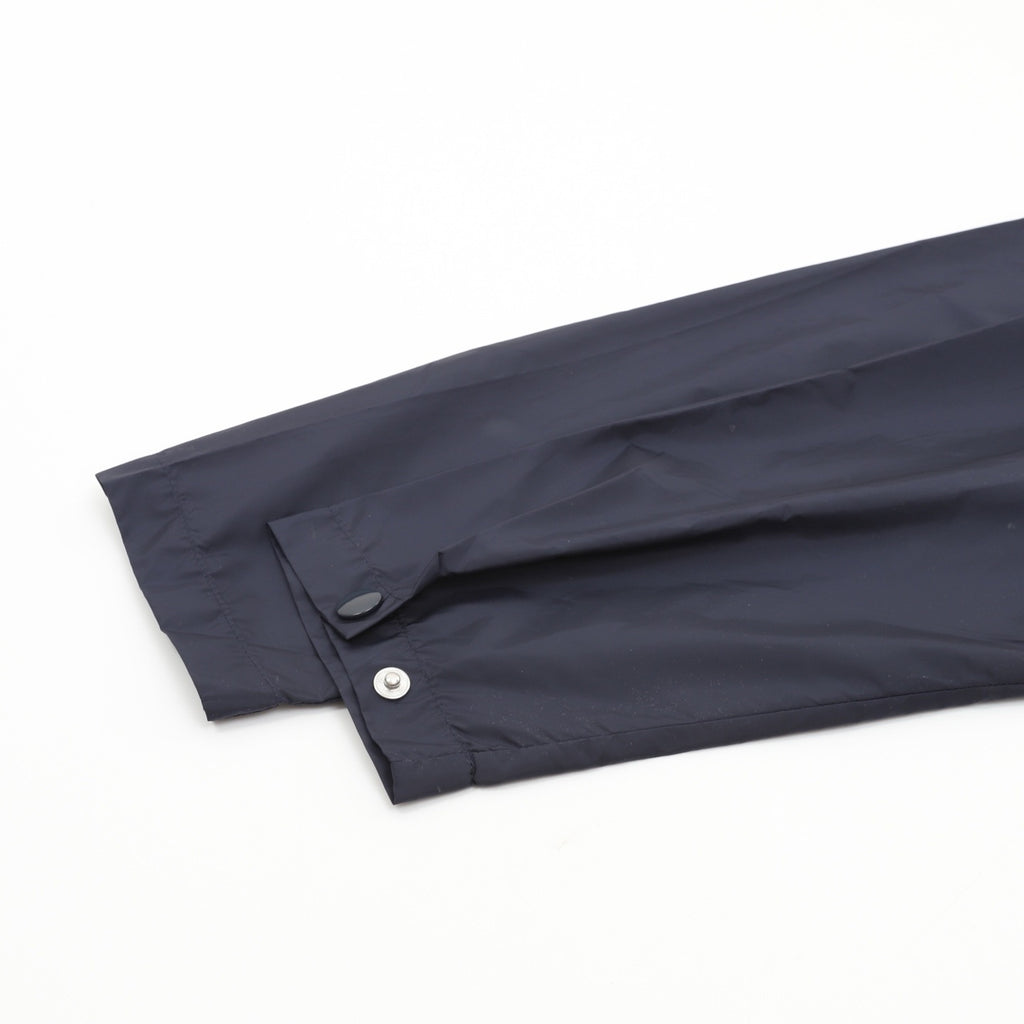 Prada Women's Men's Navy Striped Logo Nylon Jacket