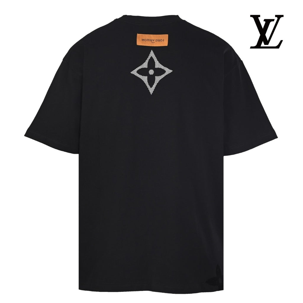 Louis Vuitton Men's Black Giant Monogram T-Shirt