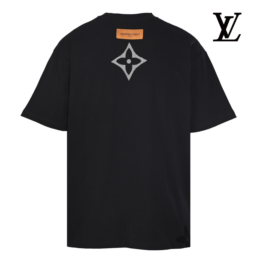 Louis Vuitton Men's Black Giant Monogram T-Shirt