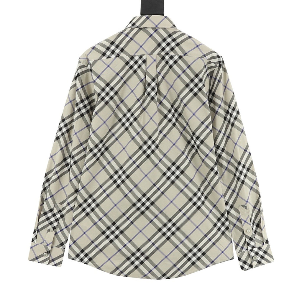 Burberry Vintage Check Cotton Twill Long-Sleeve Shirt