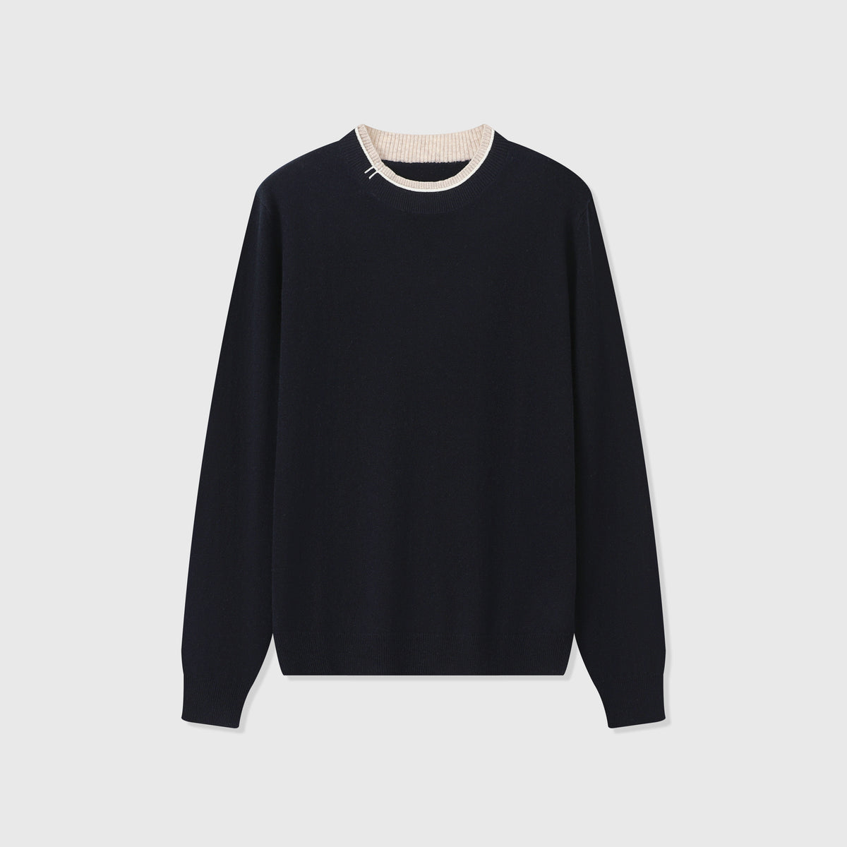 Hermès Men's Crewneck Sweater in Navy