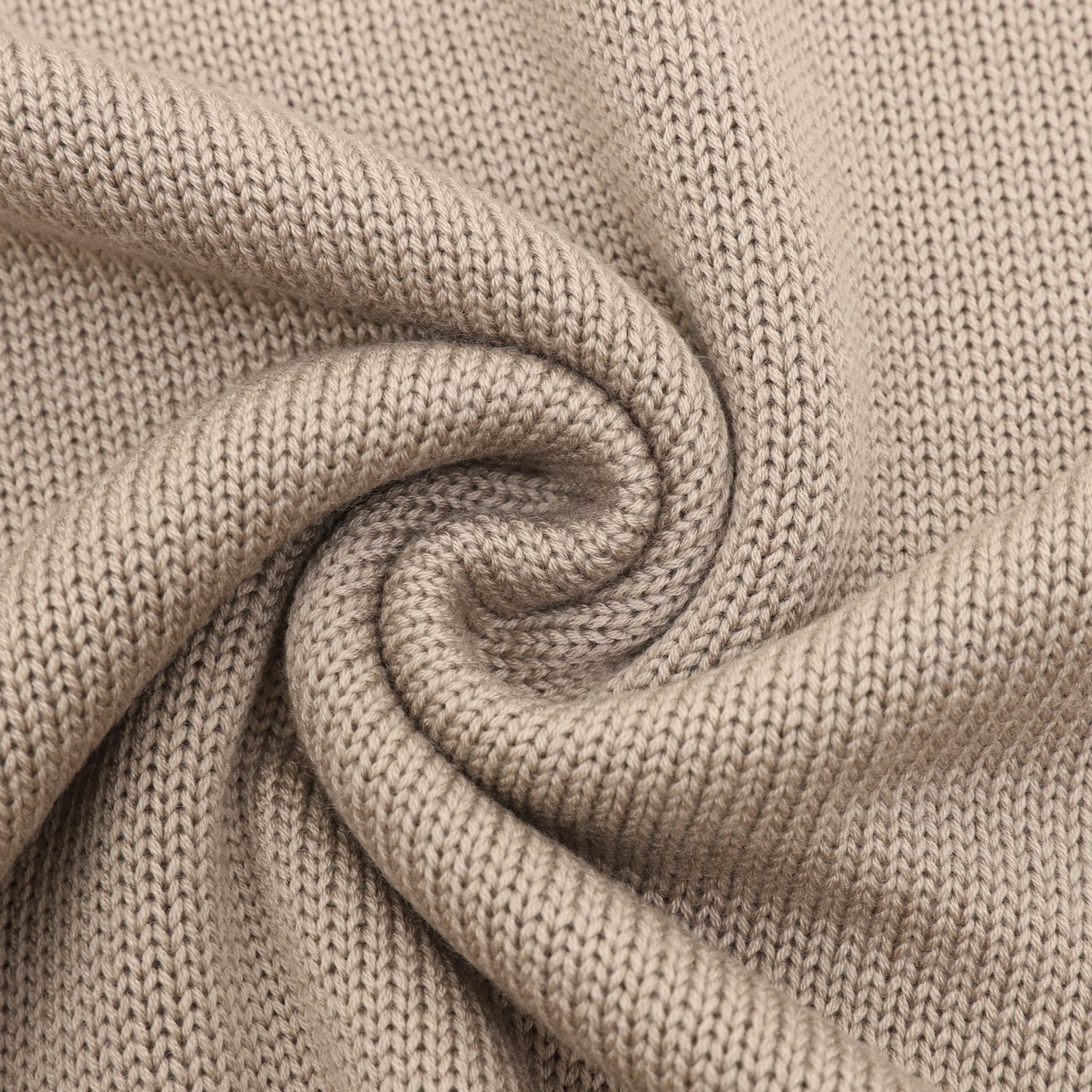 Bottega Veneta Tricolor Textured Knit Collar Wool Polo Sweater | Camel Relaxed Luxury Knitwear