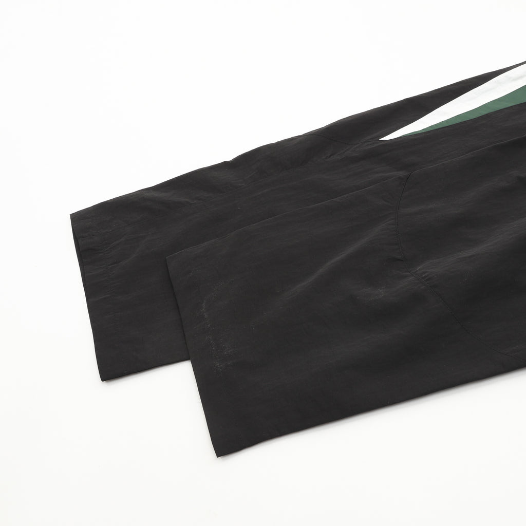 Balenciaga BLCG Sport Logo Track Pants — Black, Green & White Panel | FW24