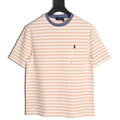 Polo Ralph Lauren Pink & White Striped T-Shirt